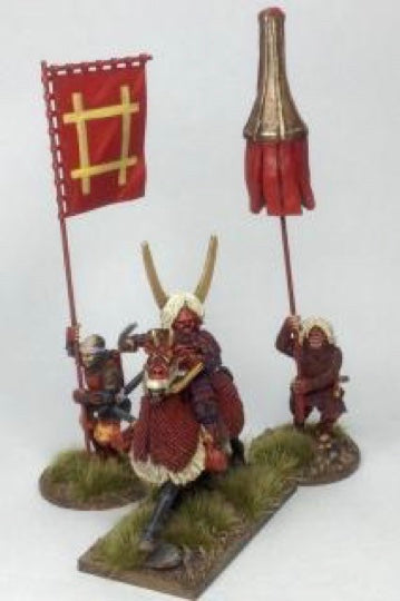 DYMO 06. Ii Naomasa - mounted - with bannermen