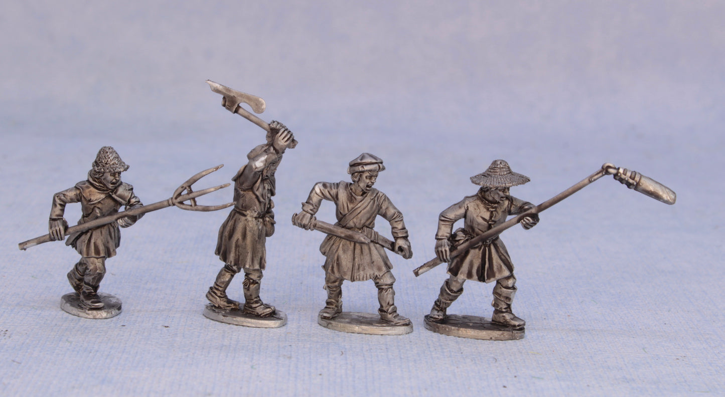 REN 43. German Peasants – attacking.