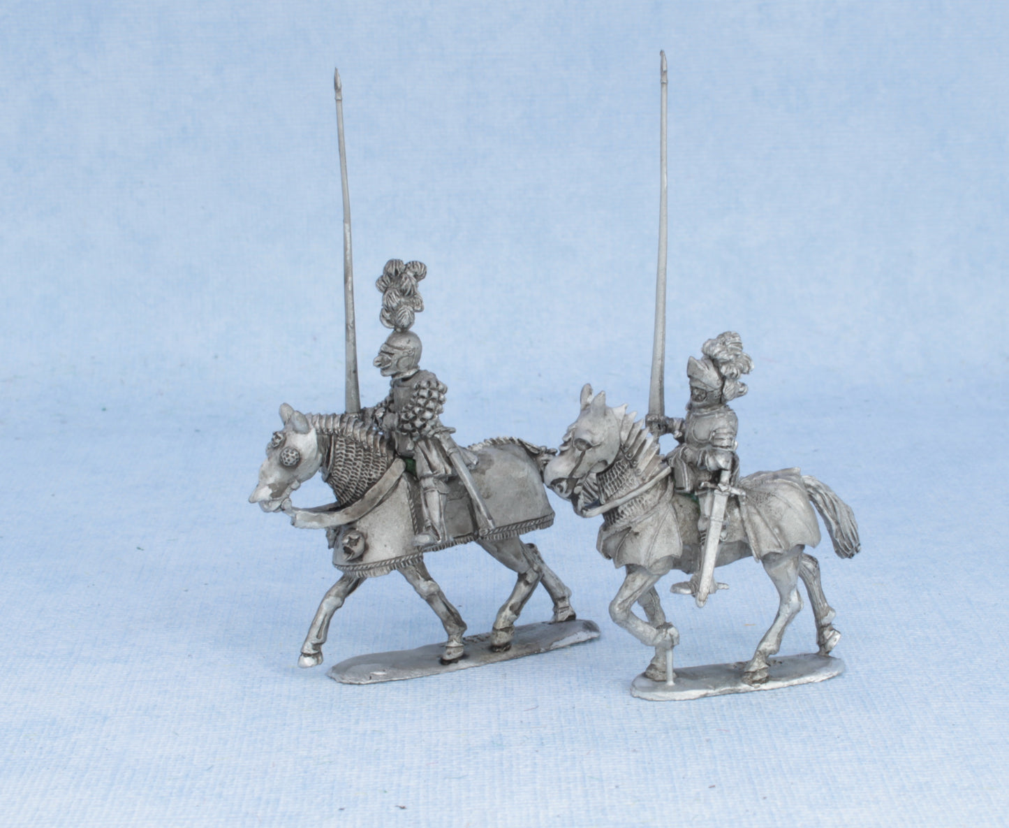 REN 08. Mounted Renaissance Knights – lances raised (III).