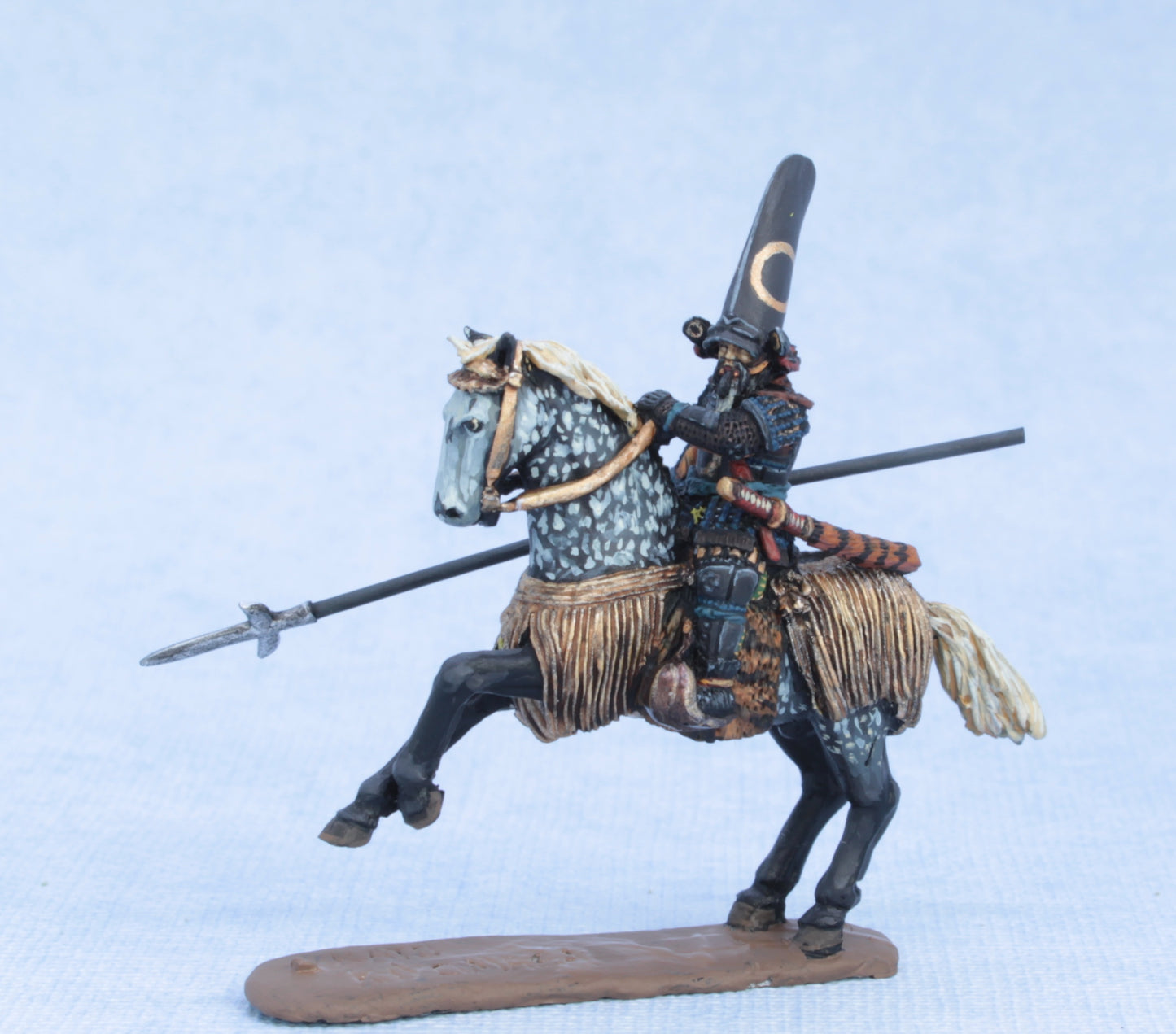 DYMO 09. Kato Kiyomasa - mounted - with bannermen