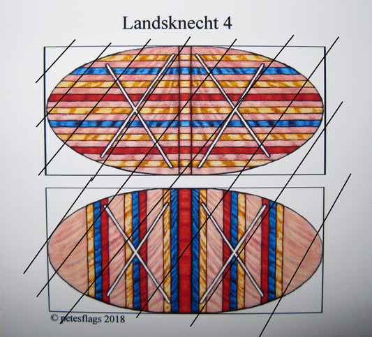 REN 67. Landsknecht flags in Imperial service